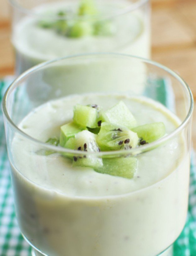 Vitaminemilkshake sinaasappel kiwi