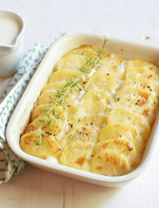 Aardappelgratin lactose-arm