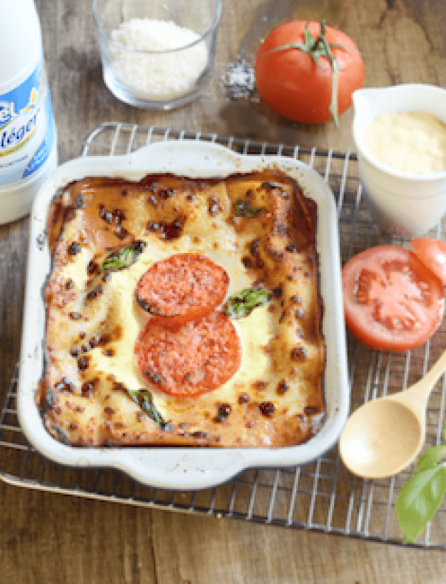 Lasagnes pauvres en lactose