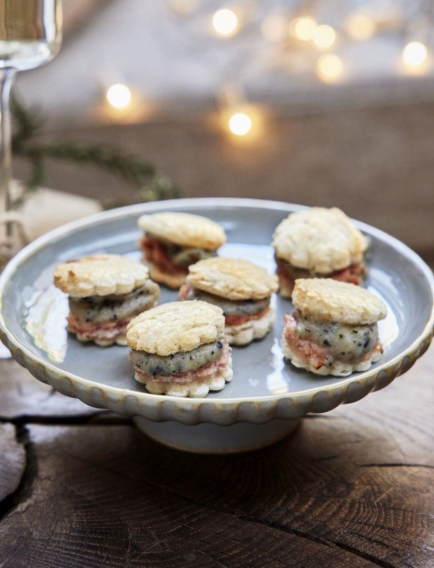 Mini croque-monsieur met truffelbechamel